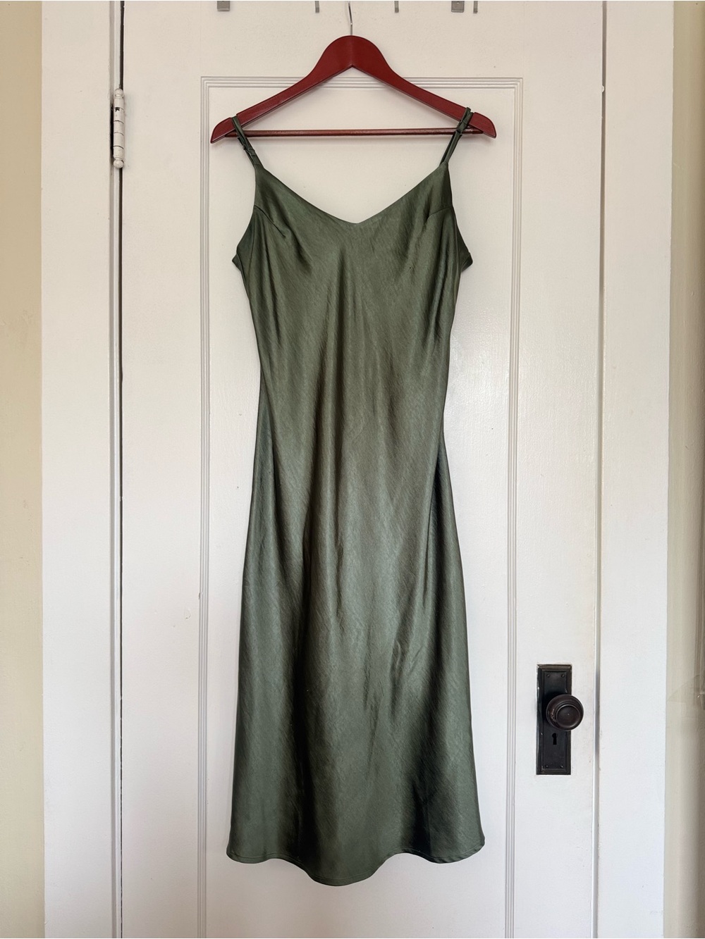 Olive Green Slip Dress - Oak and Fort